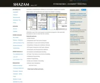 Econometrics.com(SHAZAM Econometrics) Screenshot