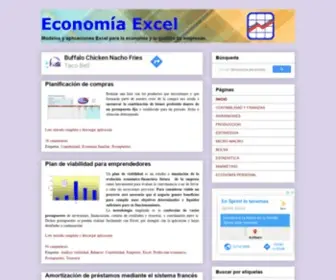 Economia-Excel.com(Economía) Screenshot