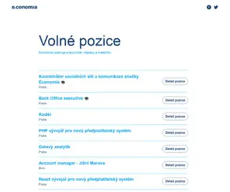 Economia.jobs.cz(Práce u nás) Screenshot