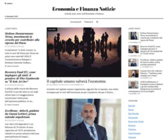 Economiafinanza.eu(Economia e Finanza Notizie) Screenshot