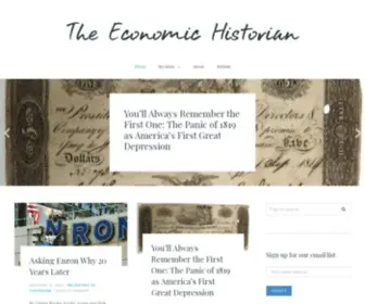 Economic-Historian.com(Economic history blog) Screenshot