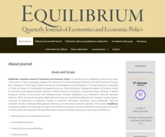 Economic-Policy.pl(About journal) Screenshot