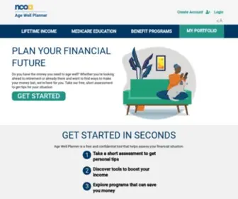 Economiccheckup.org(Age Well Planner) Screenshot