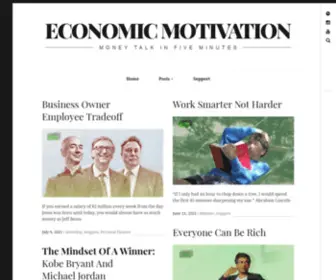 Economicmotivation.blog(Money talk in five minutes) Screenshot