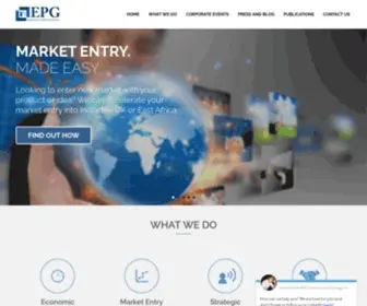 EconomicPolicygroup.com(EPG) Screenshot