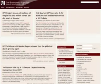 EconomicPopulist.org(The Economic Populist) Screenshot