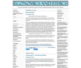 Economicsandethics.org(Economics and Ethics) Screenshot