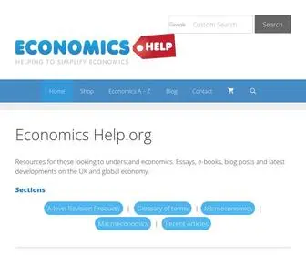 Economicshelp.org(Economics Help) Screenshot