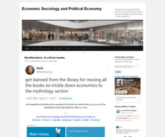 Economicsociology.org(Led by Oleg Komlik) Screenshot