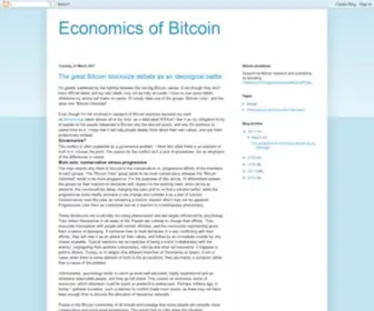 Economicsofbitcoin.com(Economics of Bitcoin) Screenshot
