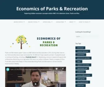 Economicsofparksandrec.com(Exploring hidden economic concepts within NBC's hit television show) Screenshot