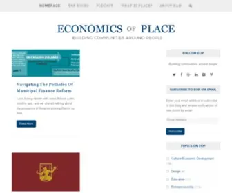 Economicsofplace.com(Building Communities Around People) Screenshot