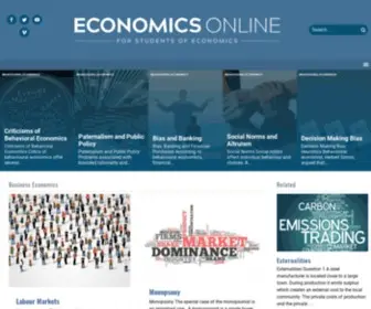 Economicsonline.co.uk(Economics Online) Screenshot
