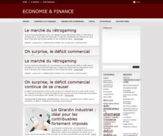 Economie-Finance.info(L'argent s'apprend) Screenshot