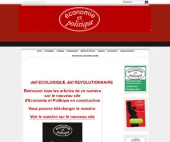 Economie-Politique.org(ACCUEIL ECONOMIE ET POLITIQUE) Screenshot