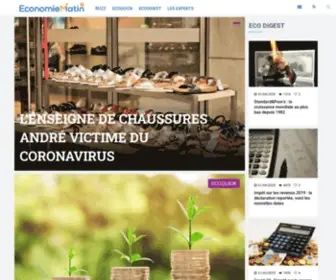 Economiematin.fr(L'essentiel de l'information économique) Screenshot