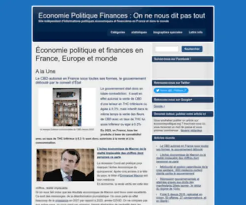 Economiepolitique.org(Économie) Screenshot