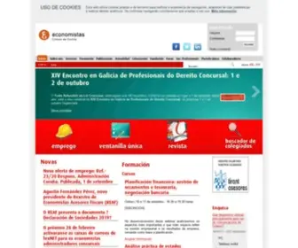 Economistascoruna.org(Velamos por la defensa de los intereses de sus colegiados) Screenshot