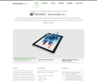 Economists.com(Economic and Financial Analysis and Litigation Support to the Infrastructure Industries) Screenshot