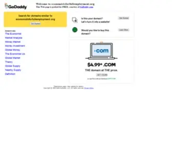 Economistsforfullemployment.org(EFE Home) Screenshot