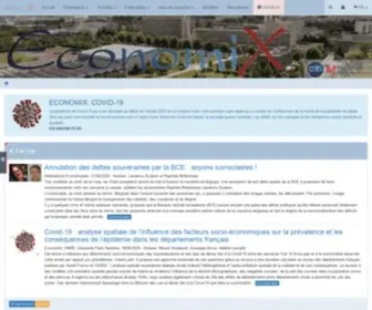 Economix.fr(EconomiX est un laboratoire de recherche de l'Université Paris Nanterre et du CNRS (UMR 7235)) Screenshot