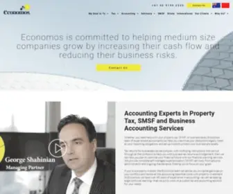 Economos.com.au(Chartered & Business Accountants Sydney CBD & Advisory) Screenshot