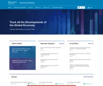 Economy.com(Moody's Analytics) Screenshot