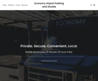 Economyairportparkingandshuttle.com(Economy Airport Parking and Shuttle) Screenshot