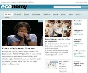 Economyaustria.at(Komplexe Zusammenhänge zugänglich machen) Screenshot