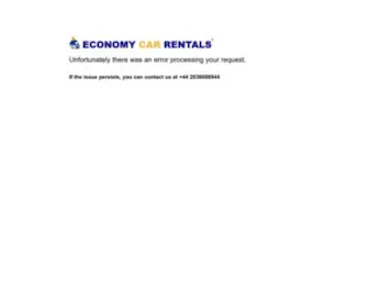 Economycarrentals.com(Goedkope autoverhuur) Screenshot
