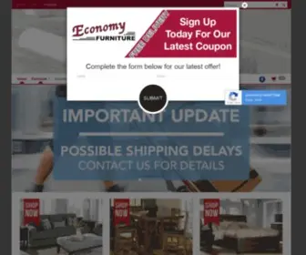 Economyfurniture.us(Economy Furniture) Screenshot
