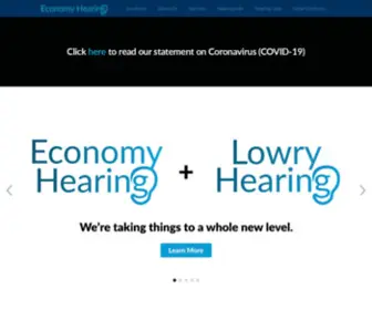 Economyhearing.com(Oklahoma's Hearing Care Provider I Economy Hearing) Screenshot