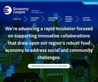 Economyleague.org(Economy League) Screenshot