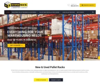 Econorack.com(Pallet Racking) Screenshot