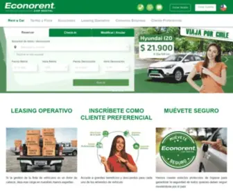 Econorent.cl(Econorent, Car Rental) Screenshot