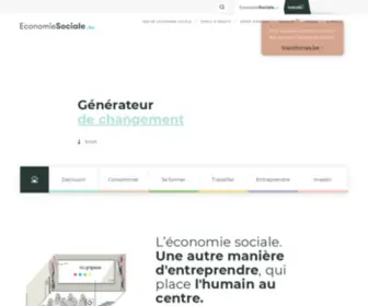 Econosoc.be(Economie sociale) Screenshot