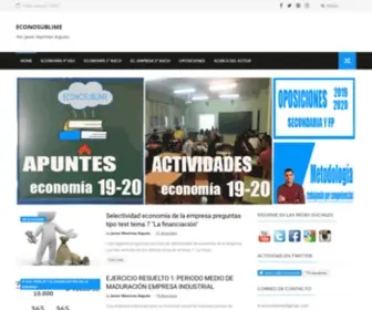 Econosublime.com(Economia) Screenshot