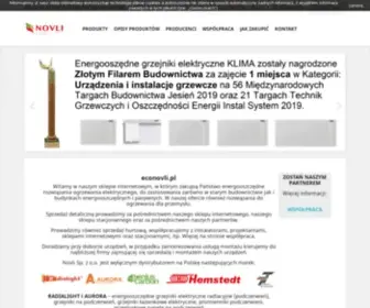 Econovli-Podczerwien.pl(Sklep z ogrzewaniem elektrycznym) Screenshot