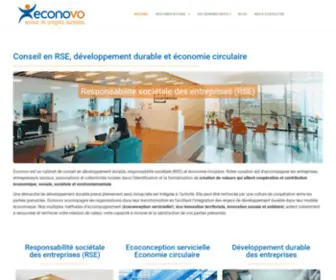 Econovo.fr(Conseil en RSE) Screenshot