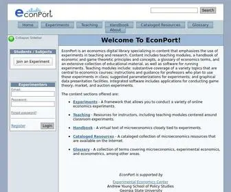 Econport.org(Econport) Screenshot