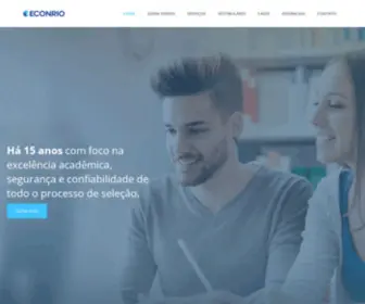 Econrio.com.br(Prestação de serviços de seleção e concursos públicos) Screenshot