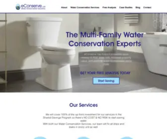 Econservellc.com(Multifamily Water Conservation Solutions) Screenshot