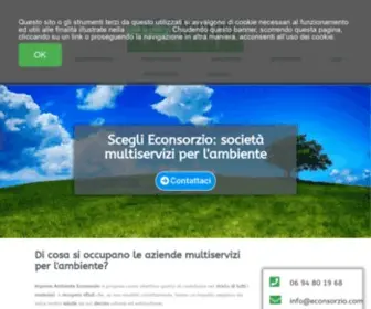 Econsorzio.com(Impresa Ambiente Econsorzio) Screenshot