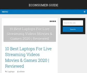 Econsumerguide.com(Econsumerguide) Screenshot