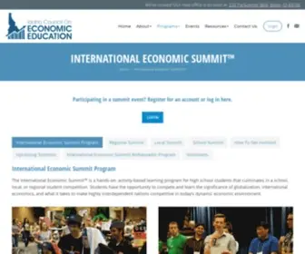 Econsummit.org(International Economic Summit) Screenshot