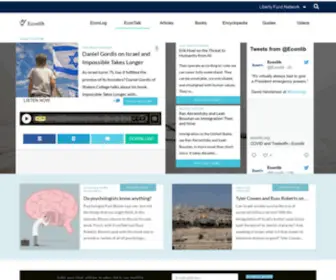 Econtalk.org(EconTalk Podcast Archive) Screenshot