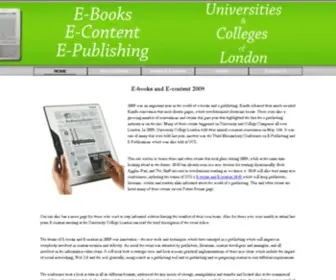 Econtent2009.com(E-books and E-content 2009) Screenshot