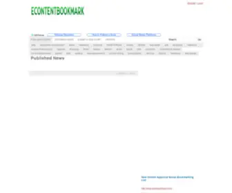 Econtentbookmark.com(News) Screenshot