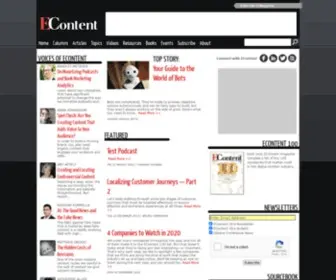 Econtentmag.com(Training & News for Content Entrepreneurs and Creators) Screenshot
