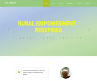 Econut.in(Econut Company Responsive web template) Screenshot